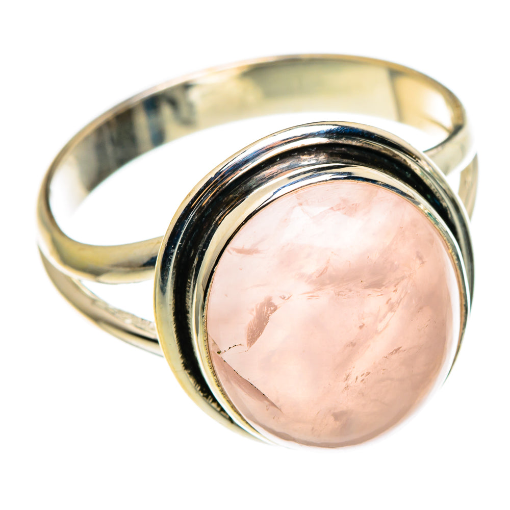 Rose Quartz Rings handcrafted by Ana Silver Co - RING85296