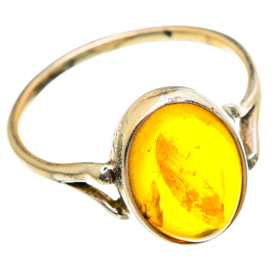Baltic Amber Rings handcrafted by Ana Silver Co - RING85298
