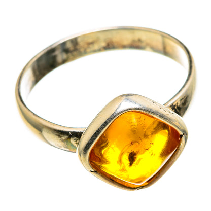 Baltic Amber Rings handcrafted by Ana Silver Co - RING85300