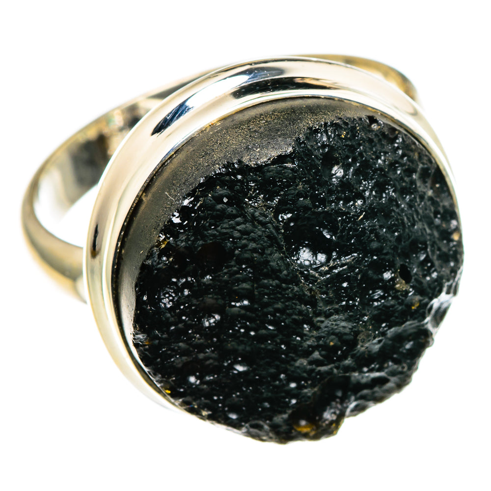 Tektite Rings handcrafted by Ana Silver Co - RING85309