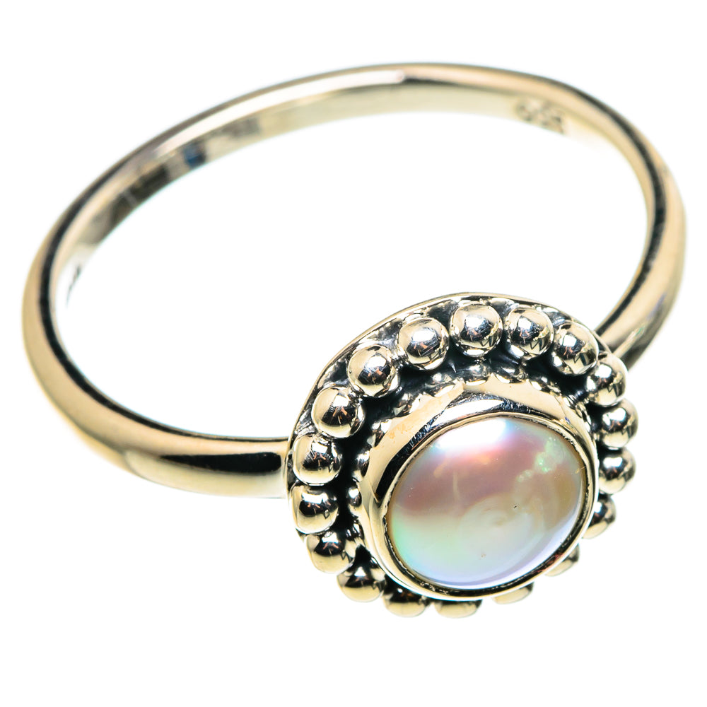 Cultured Pearl Rings handcrafted by Ana Silver Co - RING85315