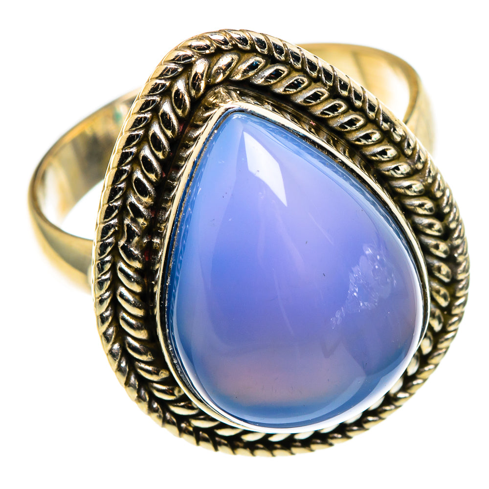 Chalcedony Rings handcrafted by Ana Silver Co - RING85321