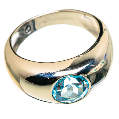 Blue Topaz Rings handcrafted by Ana Silver Co - RING85323 - Photo 2