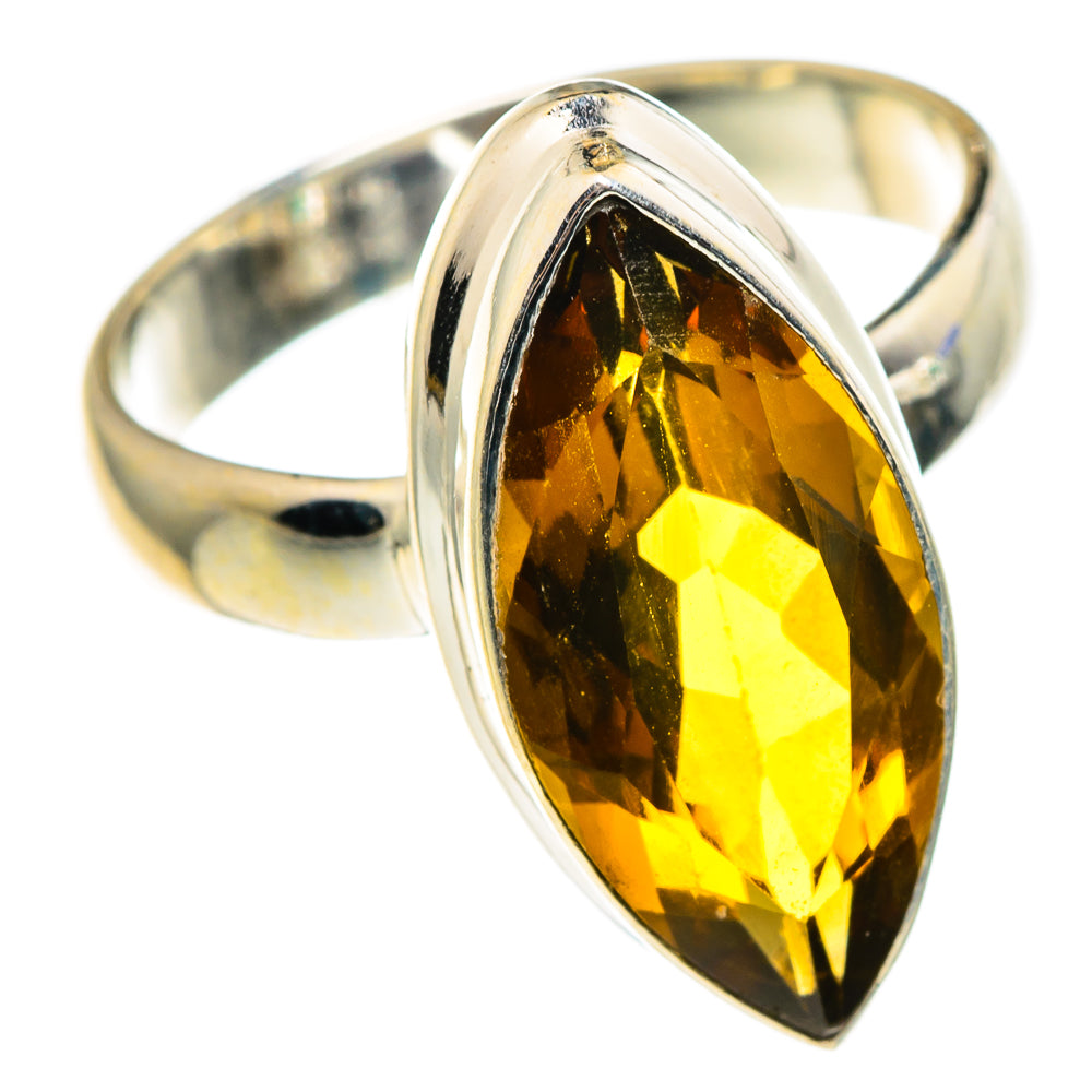 Mandarin Citrine Rings handcrafted by Ana Silver Co - RING85330