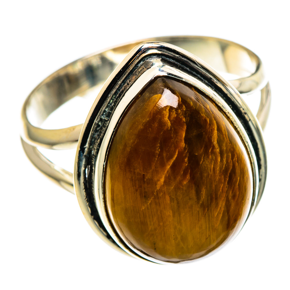 Tiger Eye Rings handcrafted by Ana Silver Co - RING85332