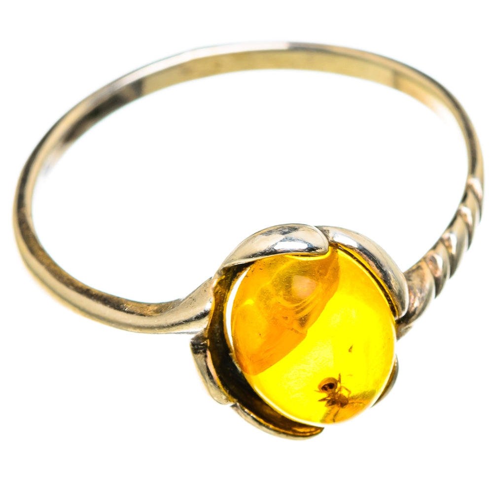 Baltic Amber Rings handcrafted by Ana Silver Co - RING85336