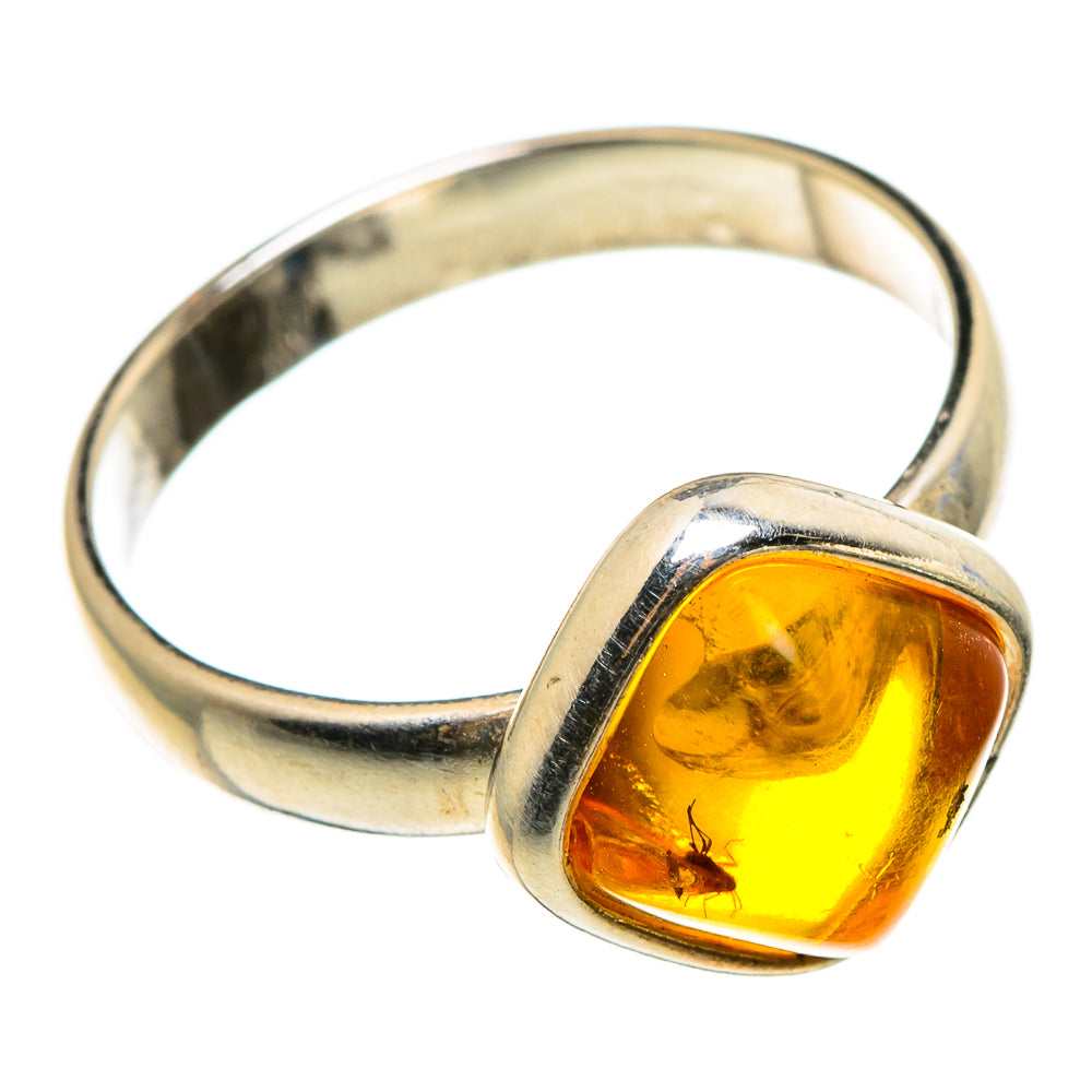 Baltic Amber Rings handcrafted by Ana Silver Co - RING85337