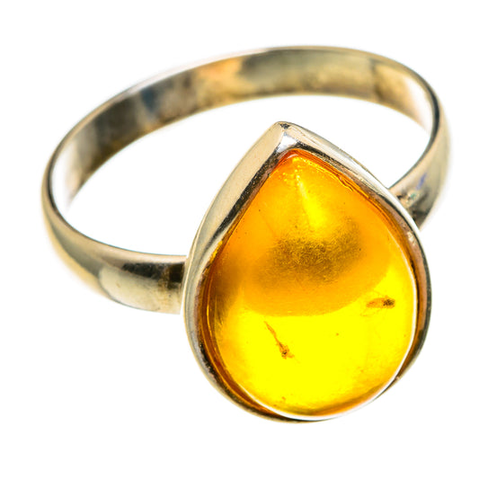 Baltic Amber Rings handcrafted by Ana Silver Co - RING85338