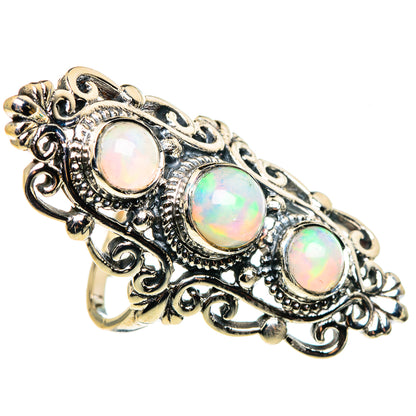 Ethiopian Opal Rings handcrafted by Ana Silver Co - RING85356