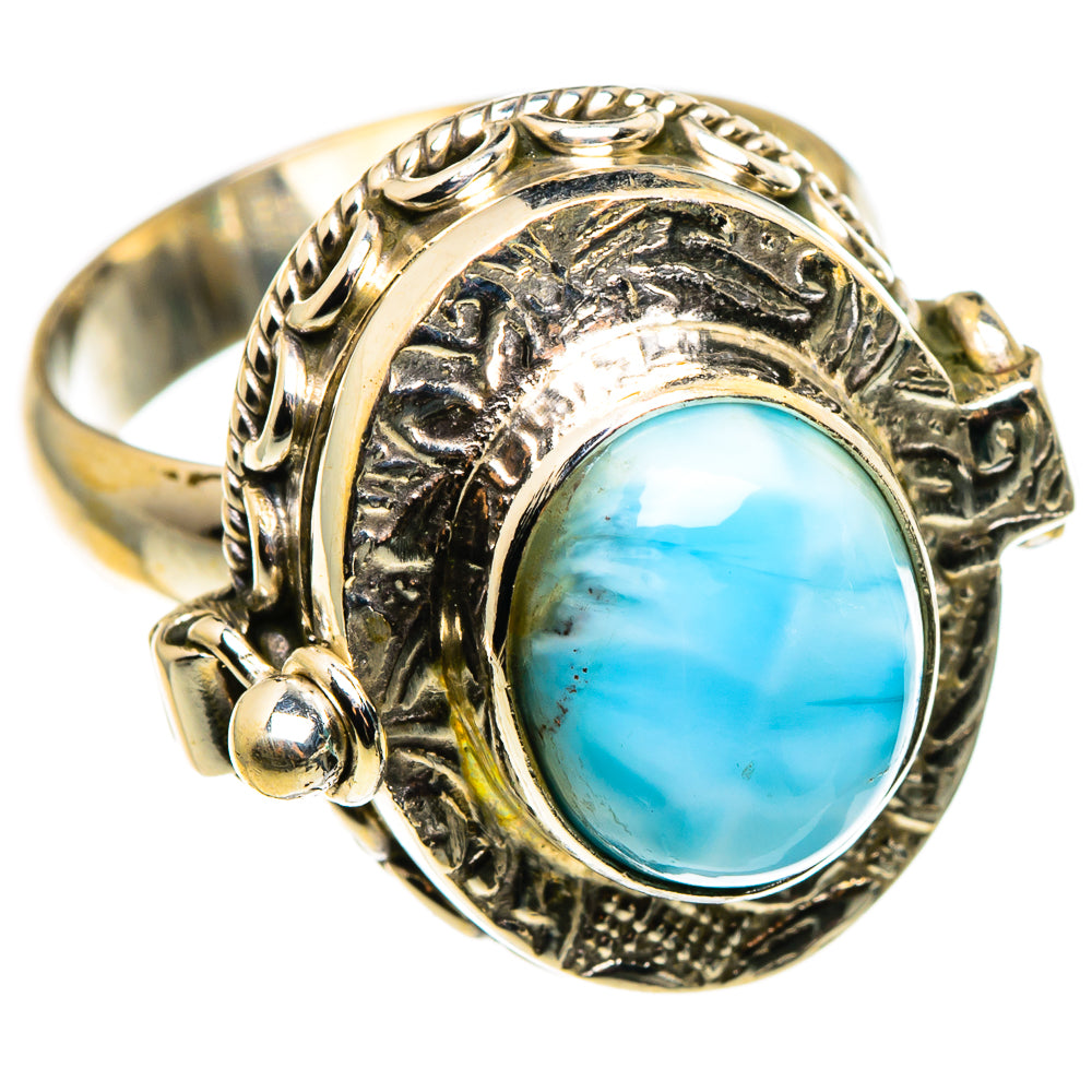 Larimar Rings handcrafted by Ana Silver Co - RING85360