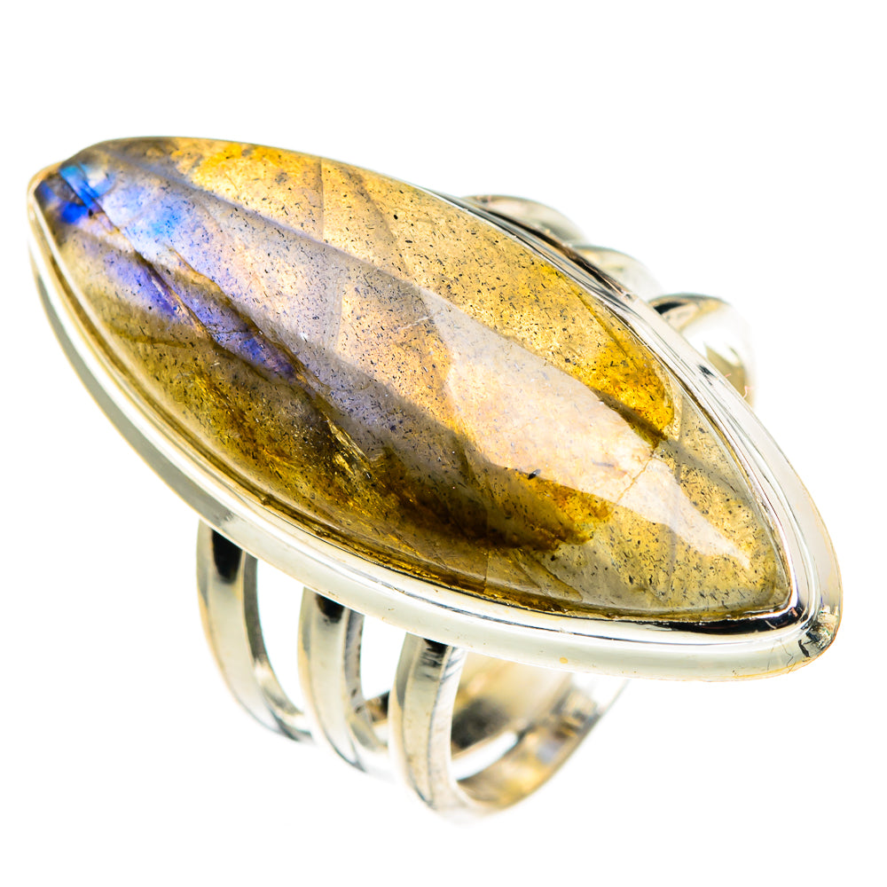 Labradorite Rings handcrafted by Ana Silver Co - RING85364