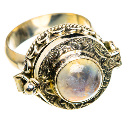 Rainbow Moonstone Rings handcrafted by Ana Silver Co - RING85380