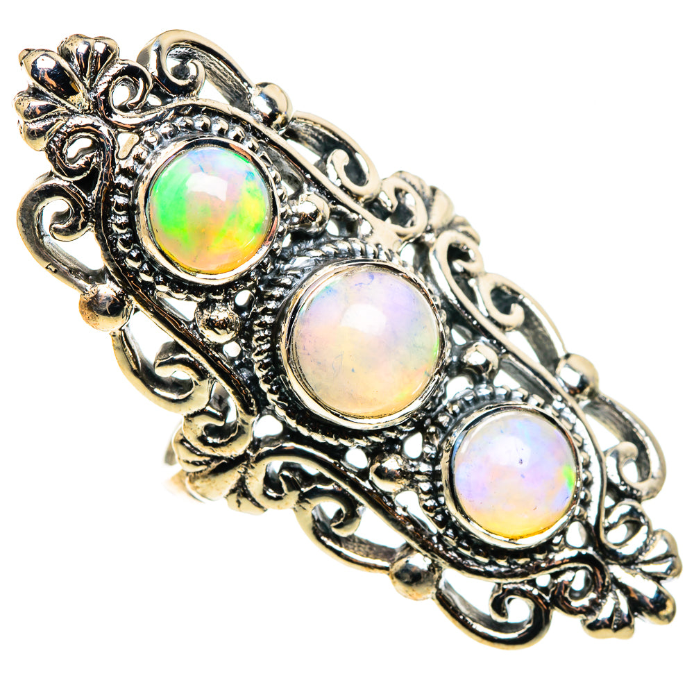 Ethiopian Opal Rings handcrafted by Ana Silver Co - RING85382