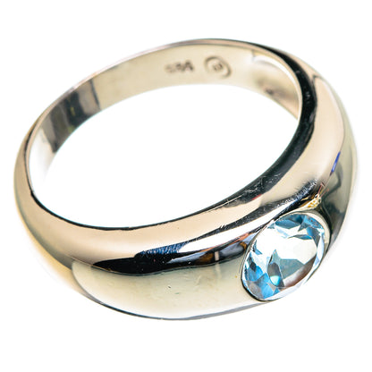 Blue Topaz Rings handcrafted by Ana Silver Co - RING85400