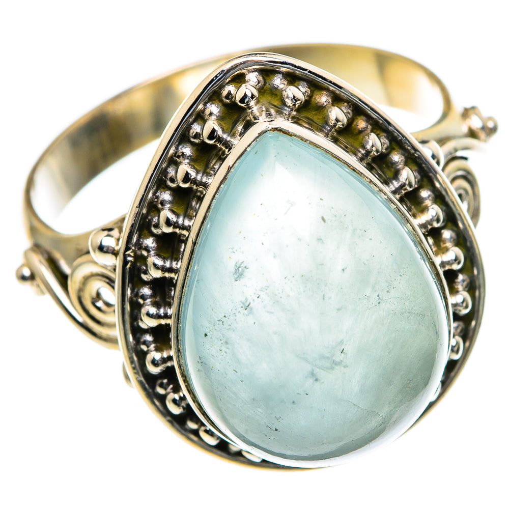 Aquamarine Rings handcrafted by Ana Silver Co - RING85401