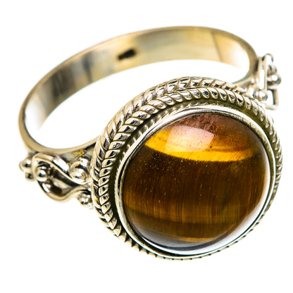 Tiger Eye Rings handcrafted by Ana Silver Co - RING85410