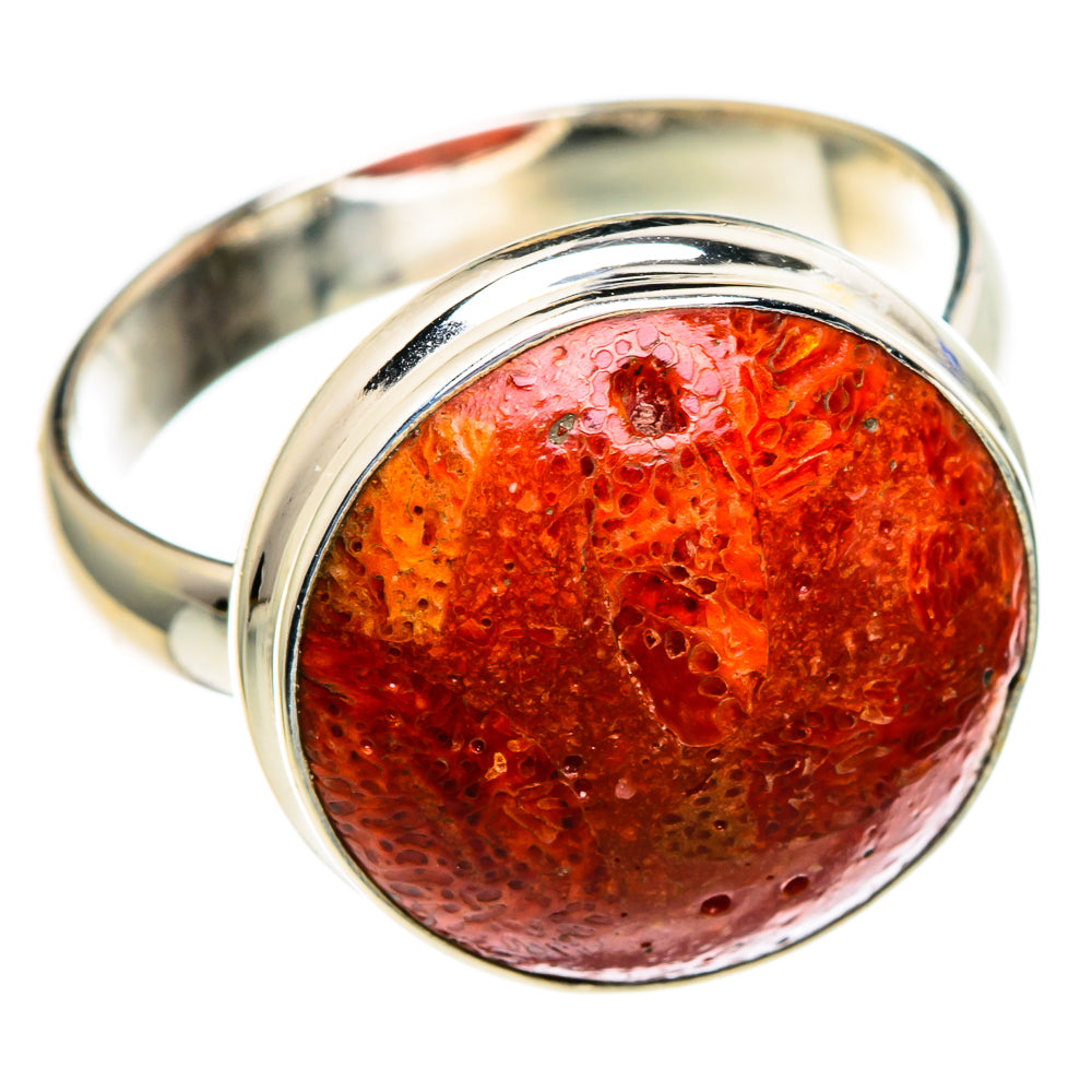Sponge Coral Rings handcrafted by Ana Silver Co - RING85417