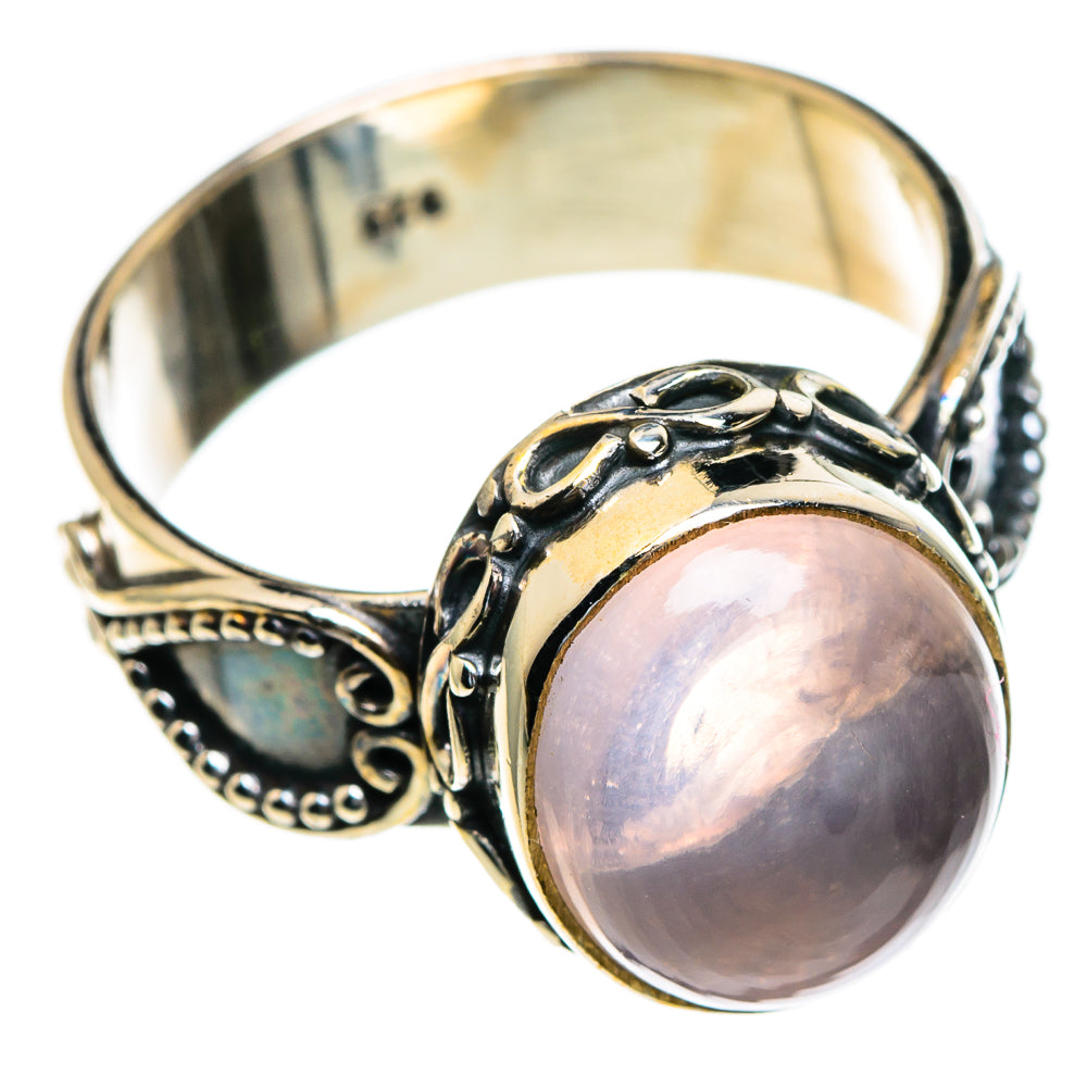 Rose Quartz Rings handcrafted by Ana Silver Co - RING85422