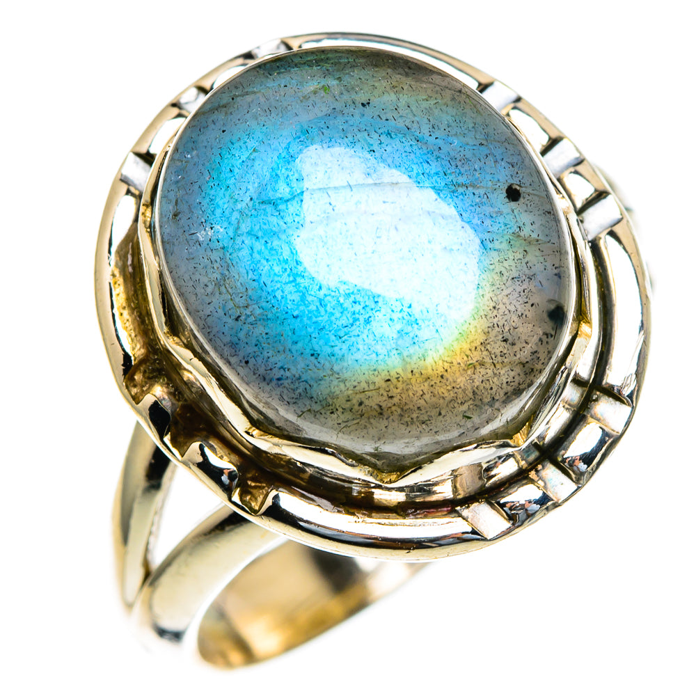 Labradorite Rings handcrafted by Ana Silver Co - RING85448