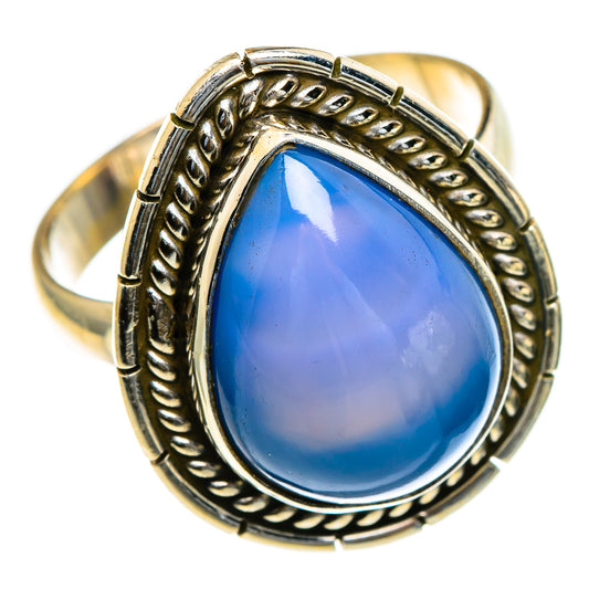 Chalcedony Rings handcrafted by Ana Silver Co - RING85451
