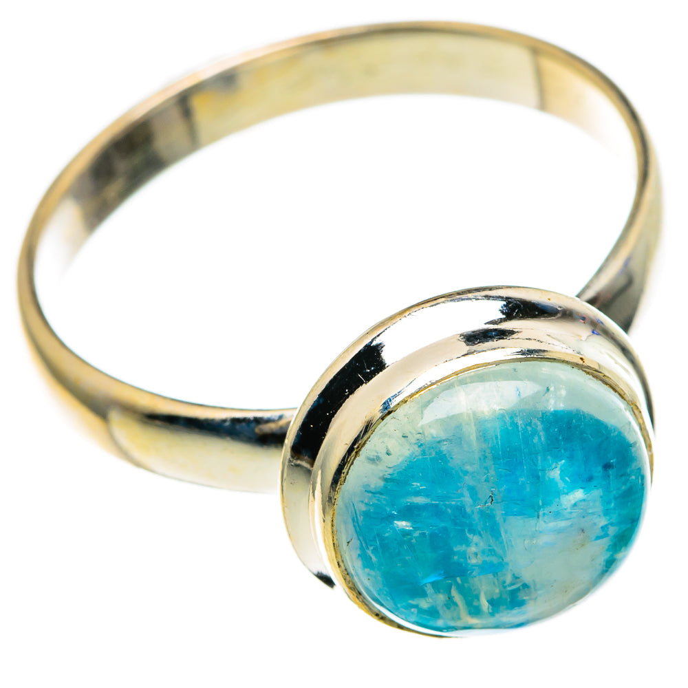 Rainbow Moonstone Rings handcrafted by Ana Silver Co - RING85454