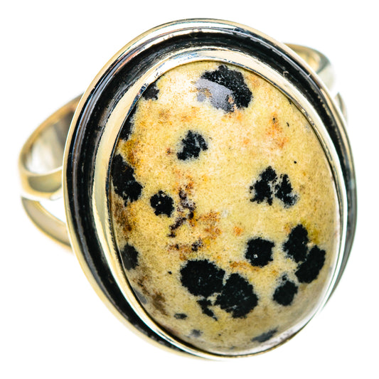 Dalmatian Jasper Rings handcrafted by Ana Silver Co - RING85458