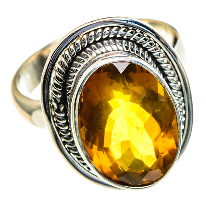 Mandarin Citrine Rings handcrafted by Ana Silver Co - RING85466