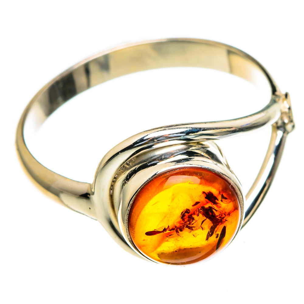 Baltic Amber Rings handcrafted by Ana Silver Co - RING85467
