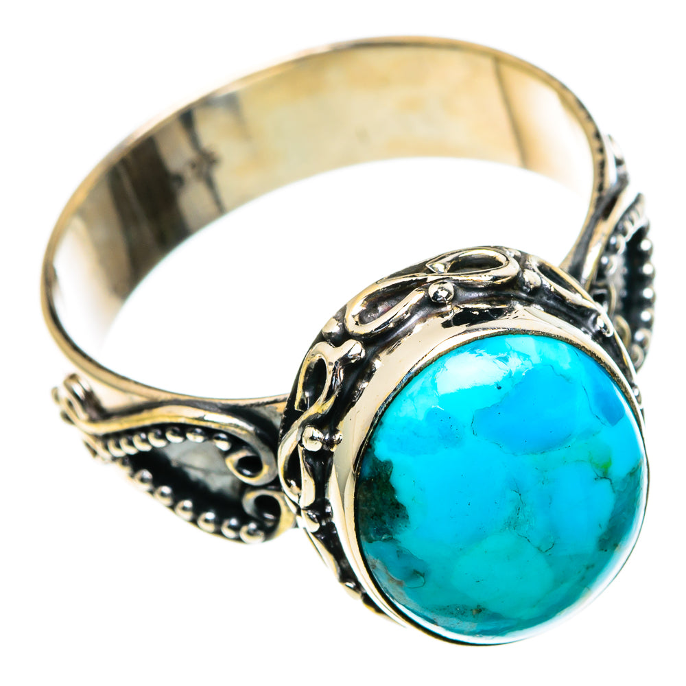 Chrysocolla Rings handcrafted by Ana Silver Co - RING85495