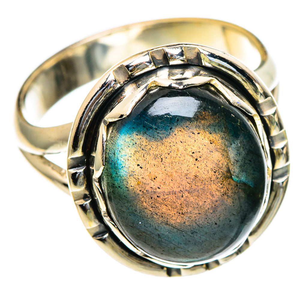 Labradorite Rings handcrafted by Ana Silver Co - RING85496