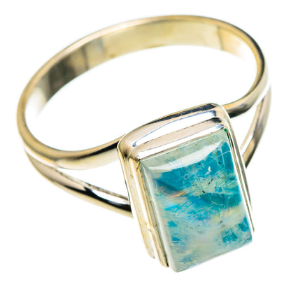 Rainbow Moonstone Rings handcrafted by Ana Silver Co - RING85504