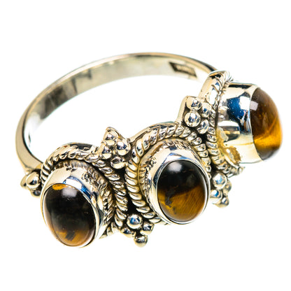 Tiger Eye Rings handcrafted by Ana Silver Co - RING85507