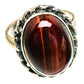 Red Tiger Eye Rings handcrafted by Ana Silver Co - RING85508