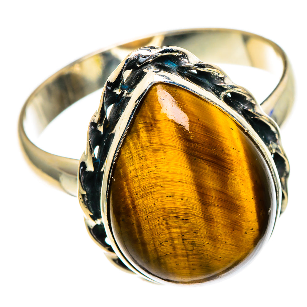 Tiger Eye Rings handcrafted by Ana Silver Co - RING85510