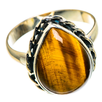 Tiger Eye Rings handcrafted by Ana Silver Co - RING85510