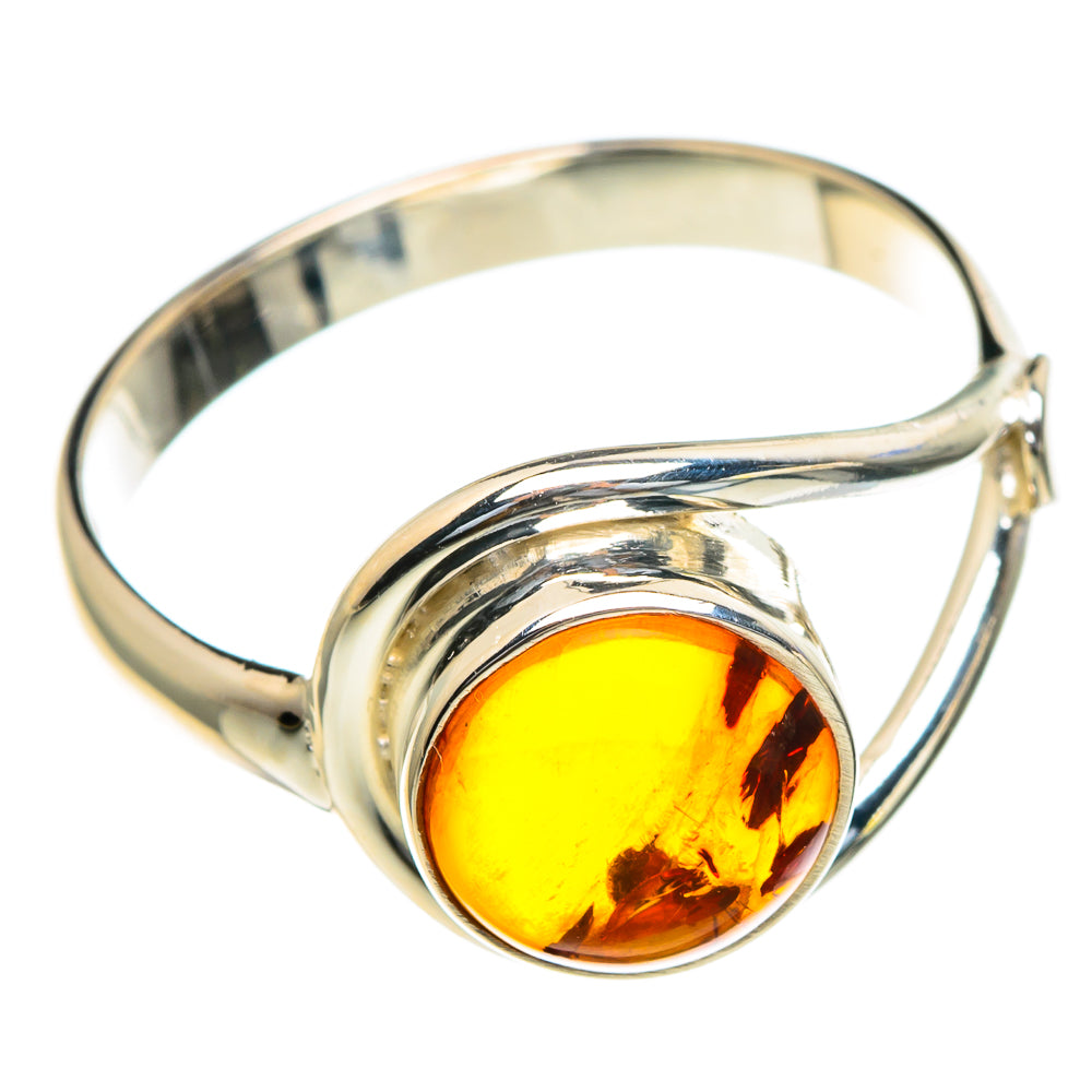 Baltic Amber Rings handcrafted by Ana Silver Co - RING85515