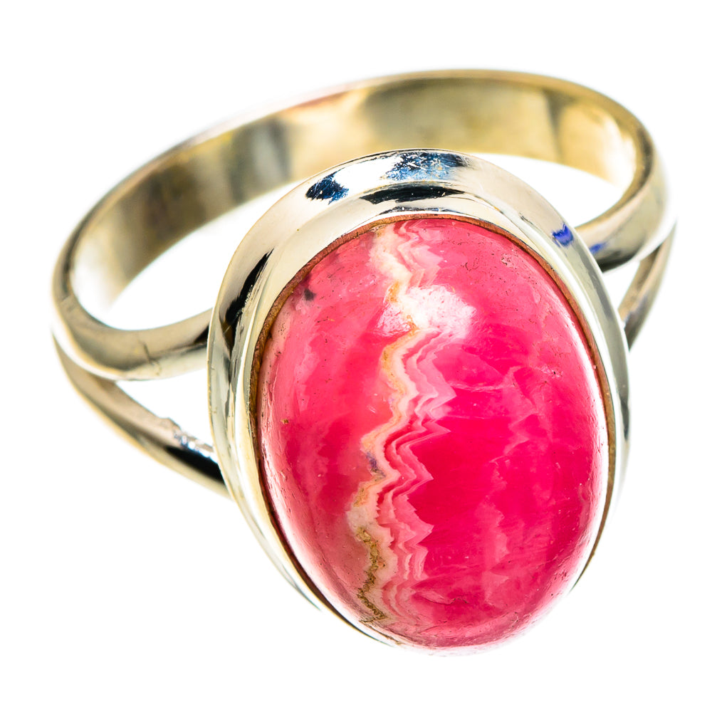 Rhodochrosite Rings handcrafted by Ana Silver Co - RING85516