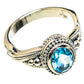 Blue Topaz Rings handcrafted by Ana Silver Co - RING85537
