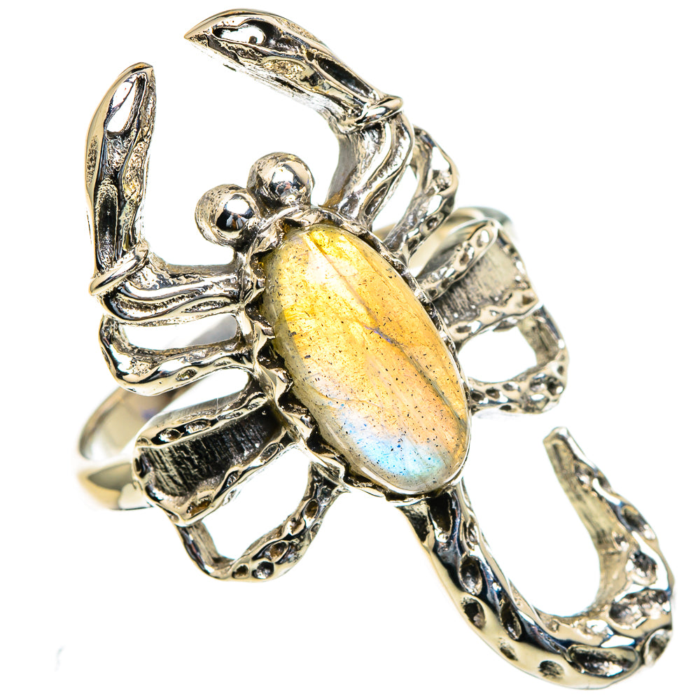 Labradorite Rings handcrafted by Ana Silver Co - RING85539