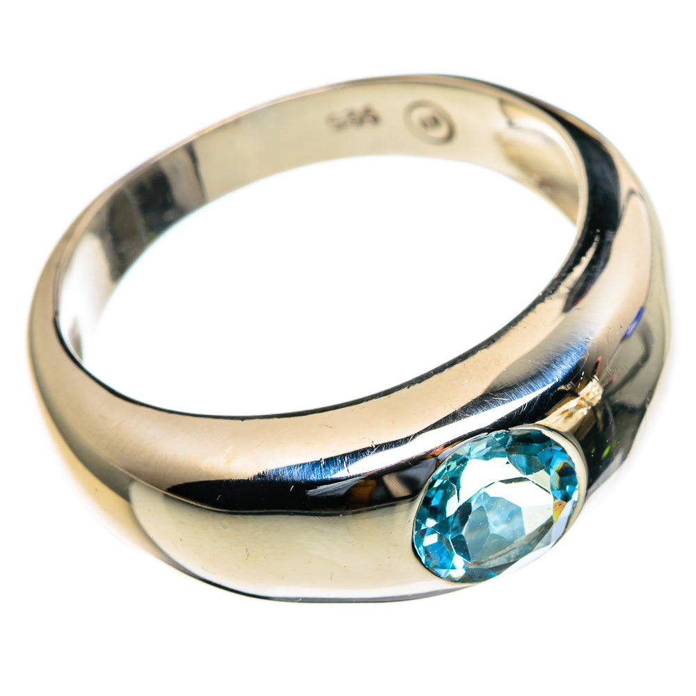Blue Topaz Rings handcrafted by Ana Silver Co - RING85540