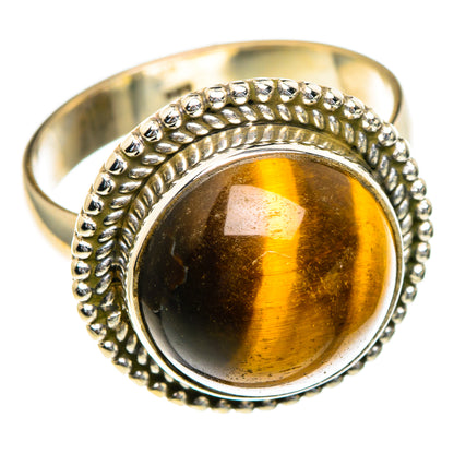 Tiger Eye Rings handcrafted by Ana Silver Co - RING85548