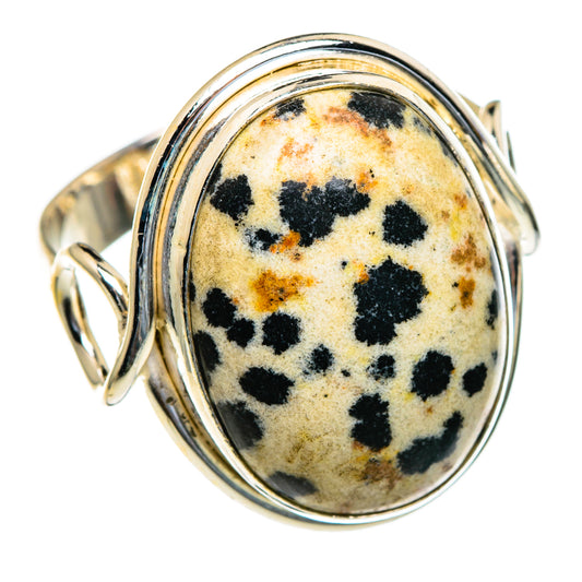 Dalmatian Jasper Rings handcrafted by Ana Silver Co - RING85549