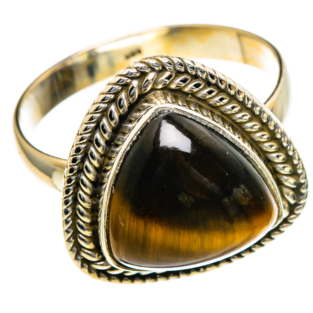 Tiger Eye Rings handcrafted by Ana Silver Co - RING85551