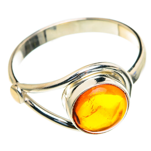 Baltic Amber Rings handcrafted by Ana Silver Co - RING85557