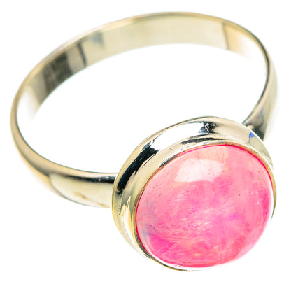 Pink Moonstone Rings handcrafted by Ana Silver Co - RING85558