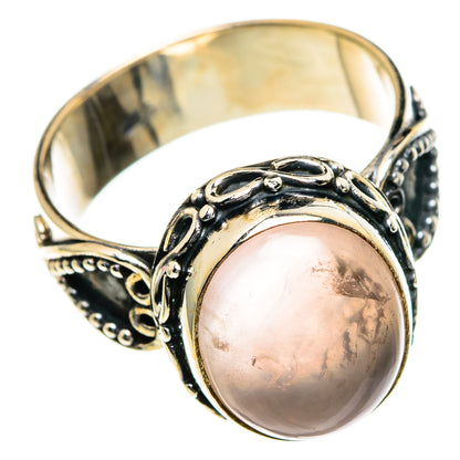 Rose Quartz Rings handcrafted by Ana Silver Co - RING85561