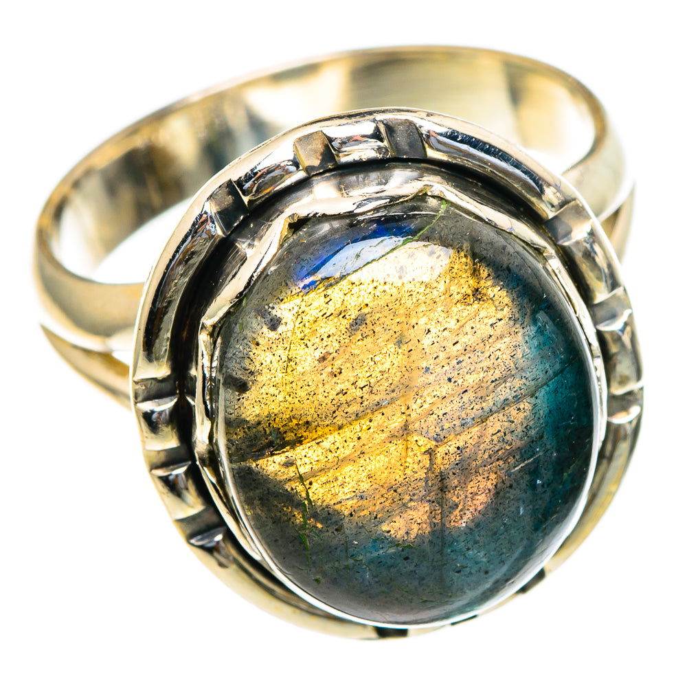 Labradorite Rings handcrafted by Ana Silver Co - RING85576