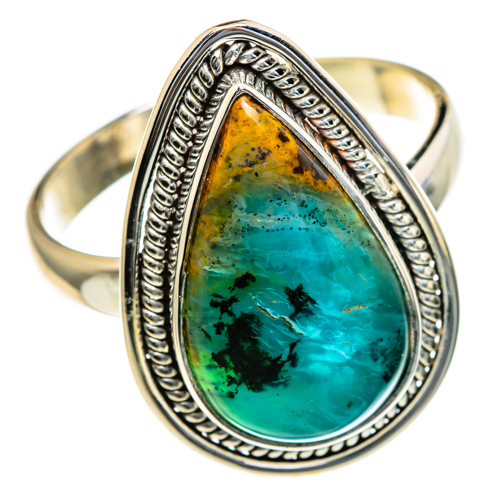 Peruvian Opal Rings handcrafted by Ana Silver Co - RING85581