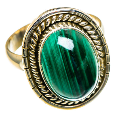 Malachite Rings handcrafted by Ana Silver Co - RING85587