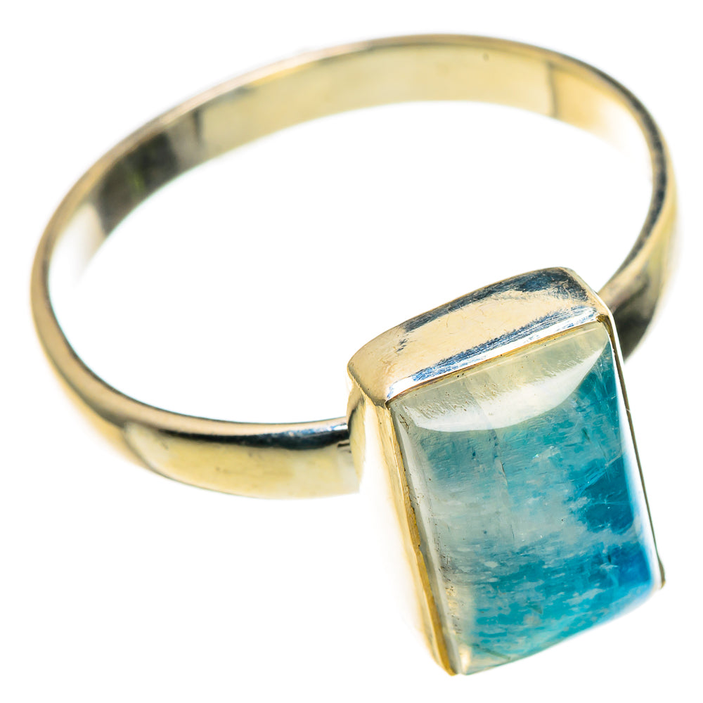 Rainbow Moonstone Rings handcrafted by Ana Silver Co - RING85591